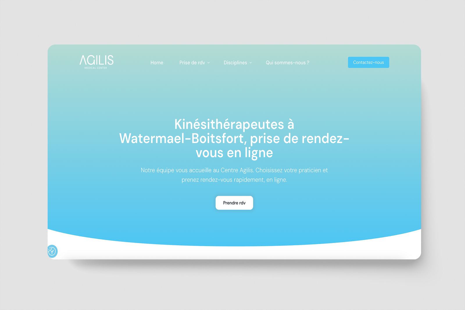 mock up Agilis centre médical